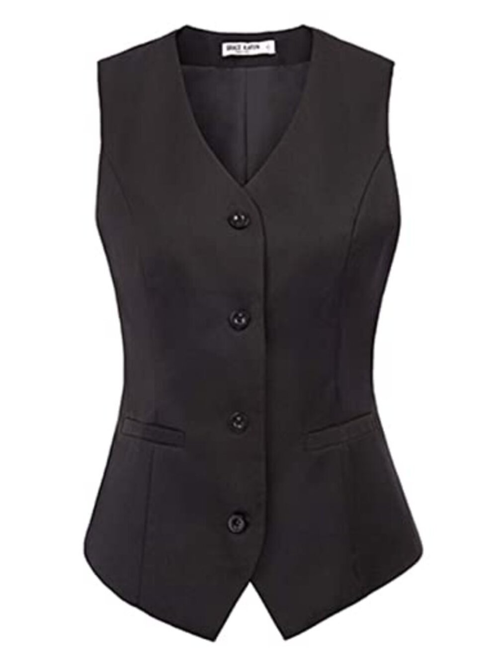 Women's Vintage Steampunk Jacquard Waistcoat Vest, Button Up, Sleeveless